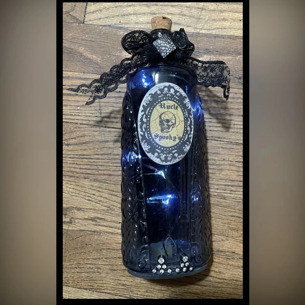 Uncle Spooky's Halloween LED Party Light Bottle Decor for Vibrant Celebrations